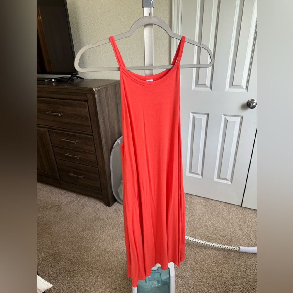 Old navy sun dress pink orange small